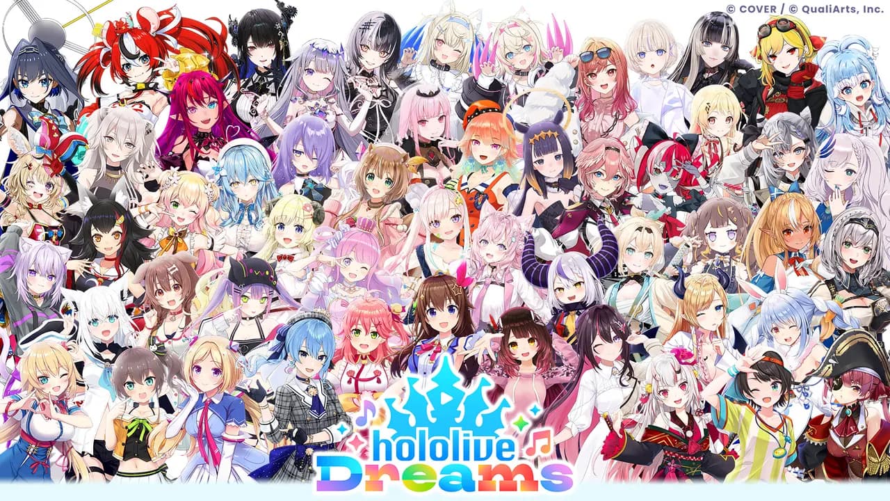 hololive Dreams characters gathering in Dream Park