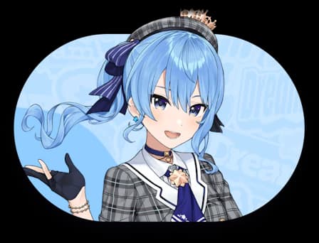 Portrait of Hoshimachi Suisei in hololive Dreams