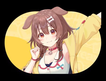 Portrait of Inugami Korone in hololive Dreams