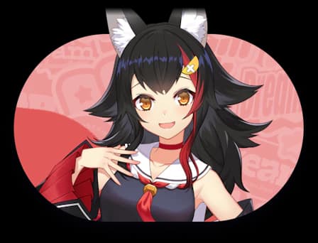 Portrait of Ookami Mio in hololive Dreams