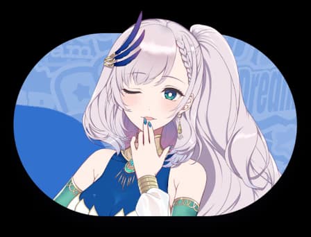 Portrait of Pavolia Reine in hololive Dreams