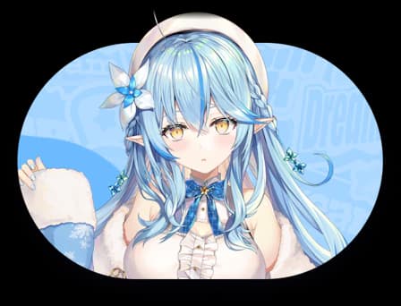 Portrait of Yukihana Lamy in hololive Dreams