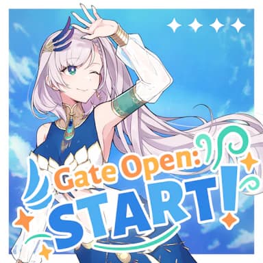 Gate Open: START! cover in the hololive Dreams music catalog