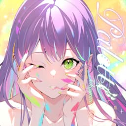 Palette cover in the hololive Dreams music catalog