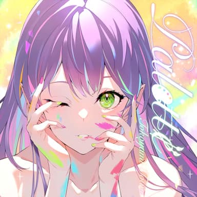 Palette cover in the hololive Dreams music catalog